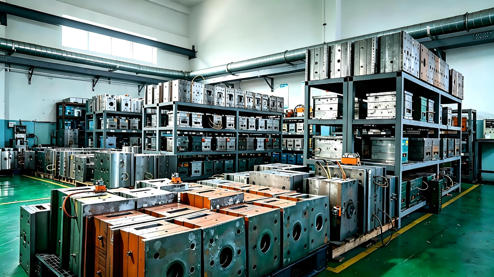 Mould warehouse for press-on nail production